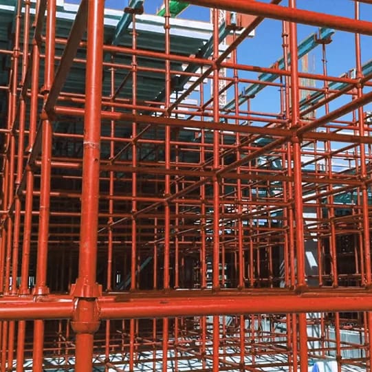 Cuplock scaffolding structure